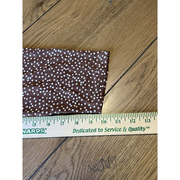 Womens J Jill Wearever Collection Polka Dot Top 3/4 Sleeve Brown Size Medium P‎ - Picture 9 of 12